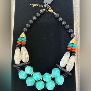 Chunky Beaded Statement Necklace
